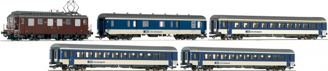 Passenger Train set with Electric locomotive Ae4/4<br /><a href='images/pictures/Roco/61425.jpg' target='_blank'>Full size image</a>